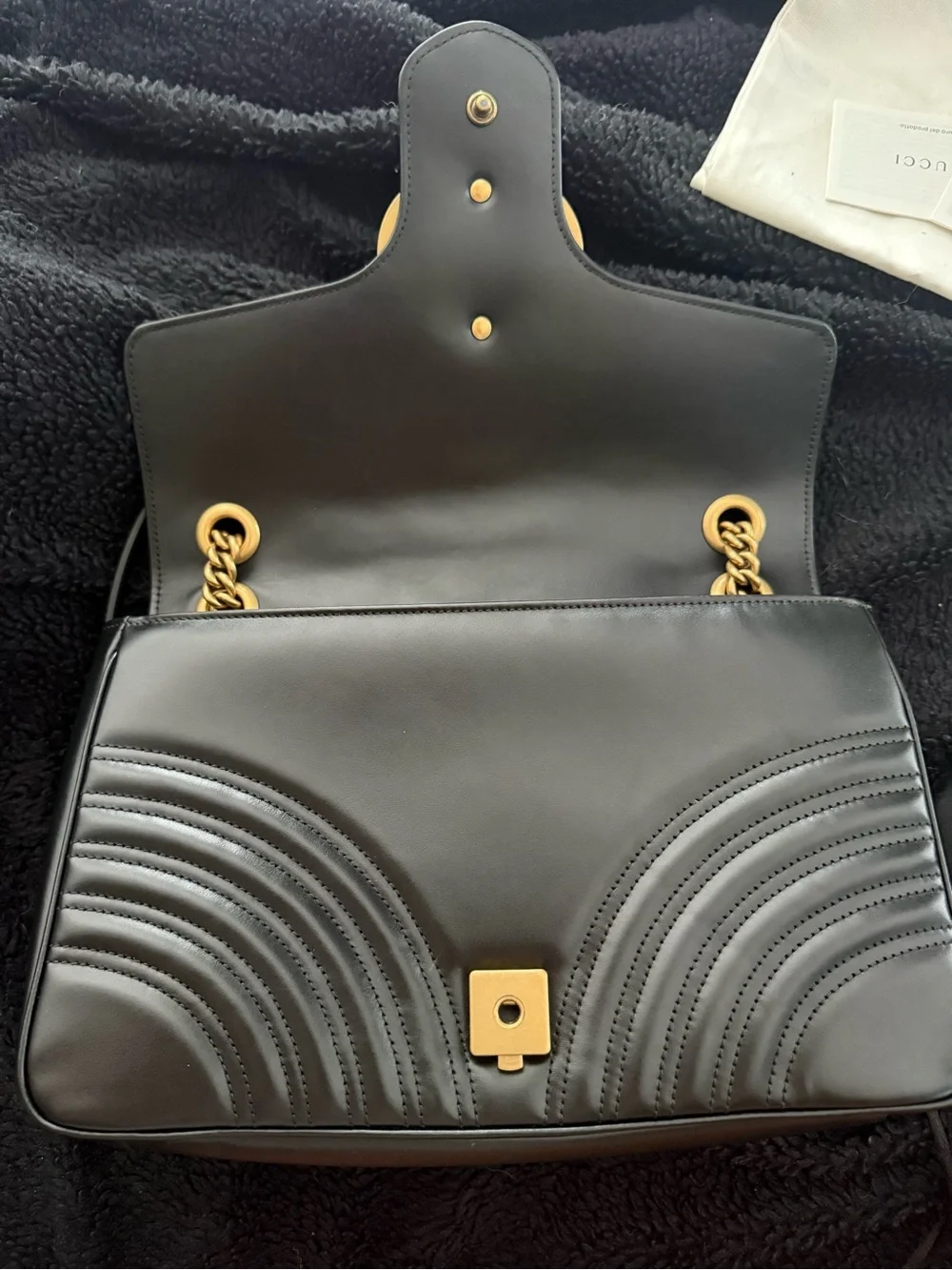 Gucci Matelasse GG Marmot Shoulder Bag